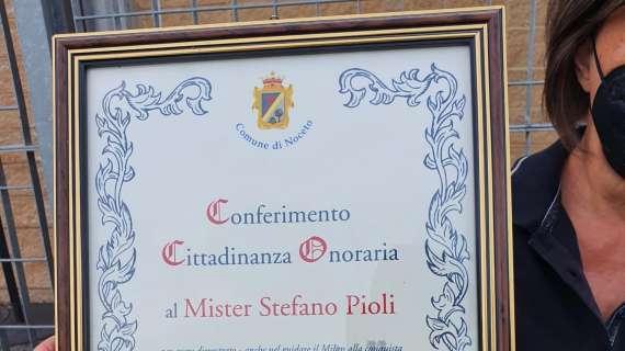 FOTO - Milan, conferita a Pioli la cittadinanza onoraria del comune di Noceto