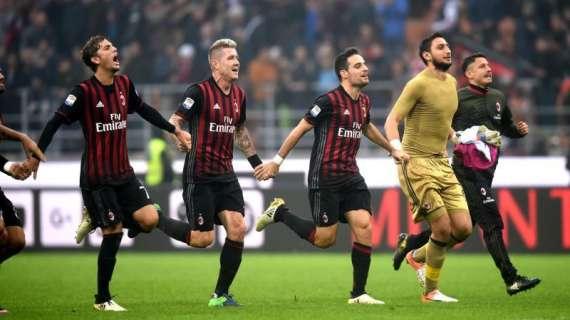 Otto vittorie, altrettanti protagonisti diversi: nel Milan di Montella c’è gloria per molti