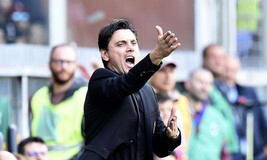 Montella a MTV: "La società mi ha chiesto di intervenire, critiche giuste. Il turnover? Portiamo avanti una squadra"