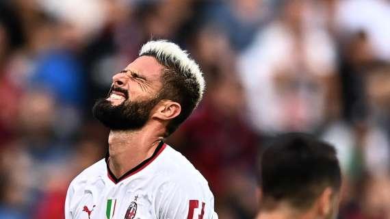 Giroud l'ultimo uomo-derby, Pioli: "È carico come lo siamo tutti"