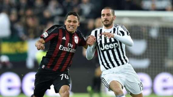 L'assenza di un centrocampo di qualità si ripercuote sul finalizzatore: Bacca inoffensivo fuori dall'area