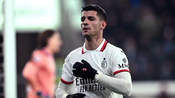 La Gazzetta: "Como, suggestione Morata". L'attaccante è di proprietà del Milan