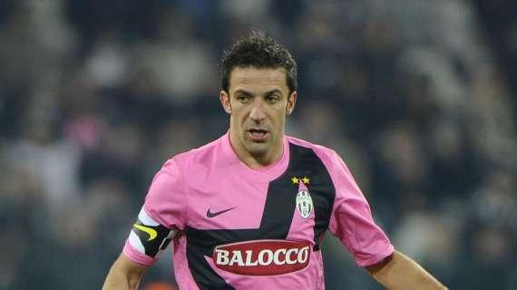 Juventus, Del Piero: "Ora allunghiamo sul Milan"