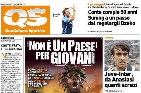 QS: "Non è un paese per giovani"