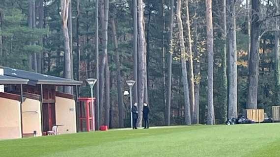 MN - Furlani, Moncada e D'Ottavio presenti all'allenamento di rifinitura alla vigilia di Milan-Borussia Dortmund