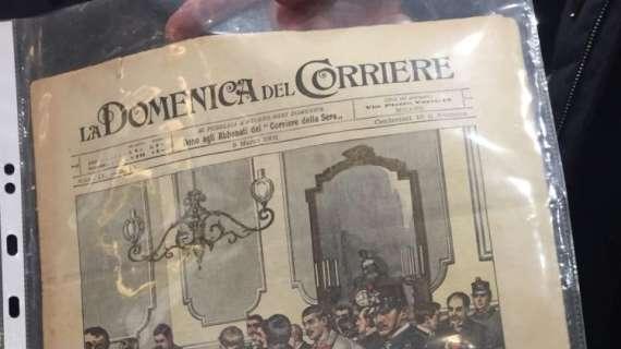  MN - La stampa rossonera donata dal presidente del Ludogorets a Fassone