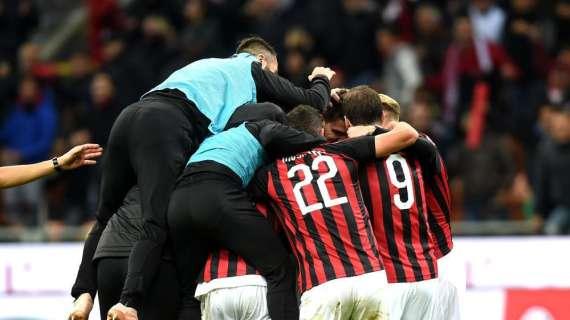 Milan, una sola vittoria nelle ultime 17 gare contro una delle prime quattro della classifica
