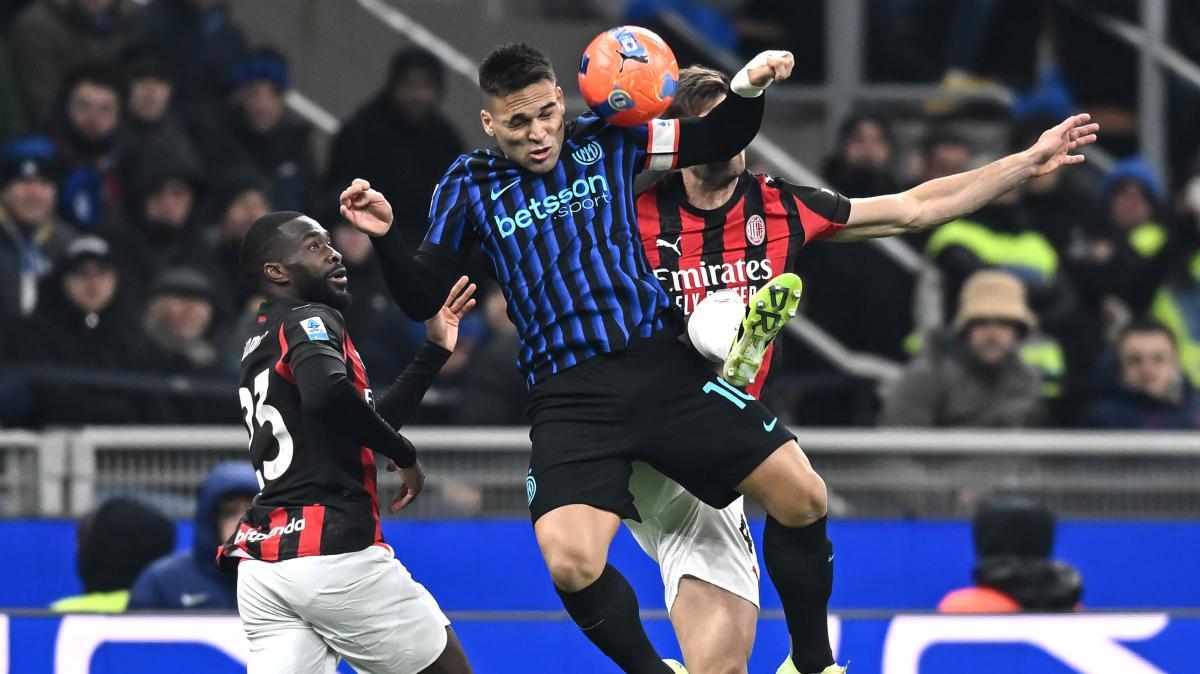 Leao in scivolata, Barella accentua: giallo. Gomitata di Lautaro a Gabbia: nulla