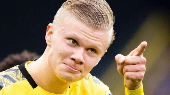 Haaland dopo il gol al Dortmund: "L'ho imparato da Ibrahimovic, spero ne sia orgoglioso"