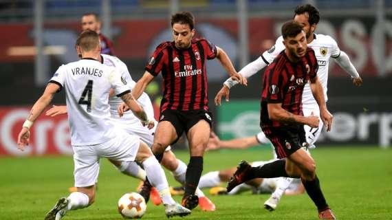 LIVE MN - Europa League, Milan-AEK (0-0) - Pari e fischi, prosegue il digiuno di vittorie