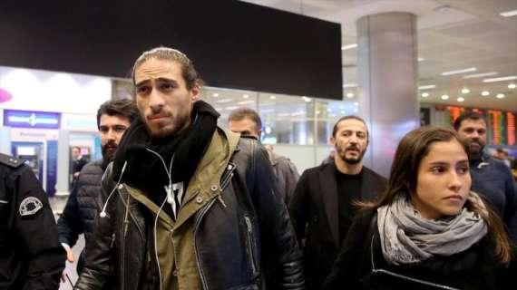 Caceres arrivato in Italia: domani le visite mediche