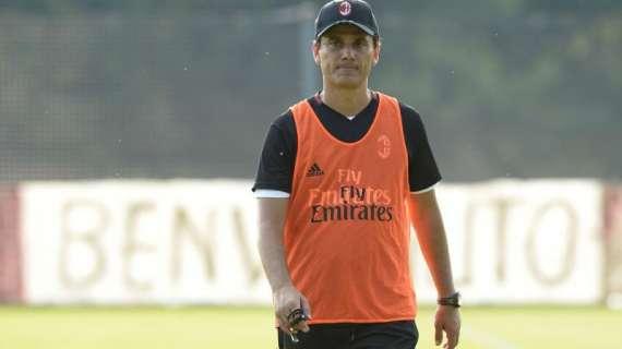 Montella: "Buona gara, una vittoria ci avrebbe fatto male. Idee chiare con la società. Bacca? Conto di ritrovarlo in condizione"