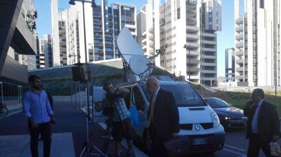 MN - Galliani e Lotito arrivati a Casa Milan