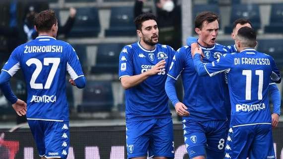 Verso Milan-Empoli, la squadra di Andreazzoli è partita per Milano