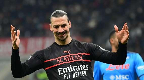 Milan, Ibrahimovic salterà almeno le gare contro Genoa, Inter e Lazio