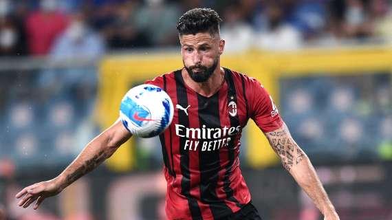 Giroud: "Ho sempre ammirato il Milan, potrebbe essere una fantastica conclusione per la mia carriera in Europa"