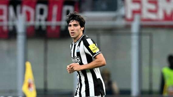 Youth League, Tonali sta assistendo a Newcastle-Milan vicino a Moncada