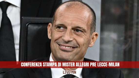 LIVE MN - Allegri: "Mercato? La società sa le occasioni. Jashari non ci sarà a Lecce. Domani conta vincere"