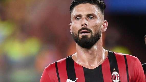 MN - Ancora mal di schiena per Giroud: il problema si è riacutizzato