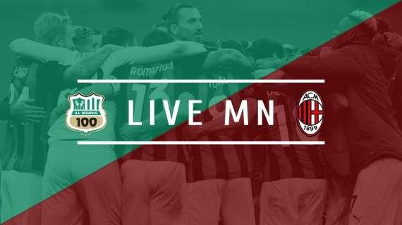 LIVE MN - Sassuolo-Milan (1-2) - Il Milan espugna il Mapei, grande partita dei rossoneri