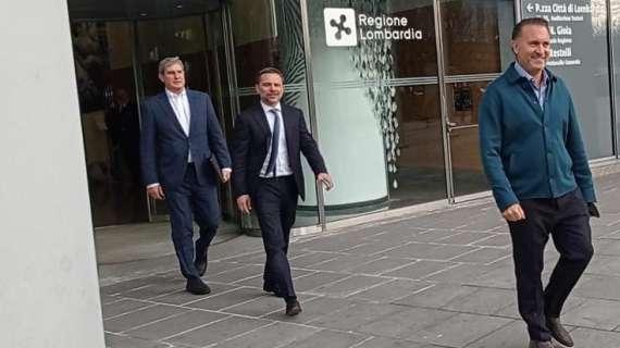 MN - A Palazzo Lombardia presente anche Tim Romani, presidente di CAA ICON, con Cardinale e Furlani