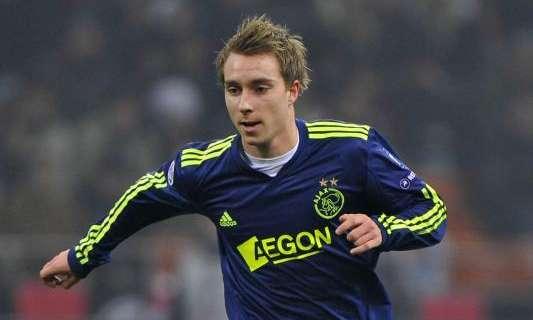 Dopo Ljajic anche Eriksen: il Tottenham tratta con l'Ajax per il danese