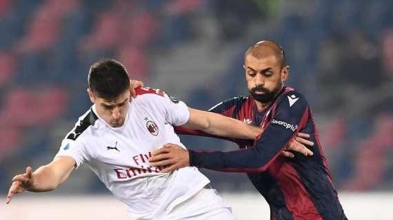 Milan, l'ultimo 2-3 a Bologna risale al 12 febbraio 2000