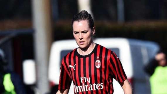 Milan Femminile, Hovland saluta: "Al Milan è stato fantastico, sono orgogliosa"