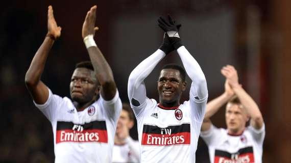 Zapata-Muntari: il Milan ferma la Roma con i gol della strana coppia