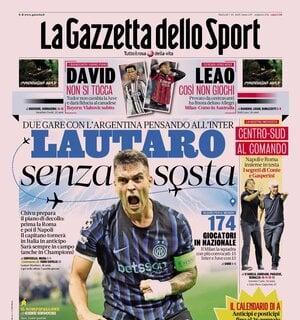 La Gazzetta in apertura: "Leao, così non giochi. Milan-Como in Australia"