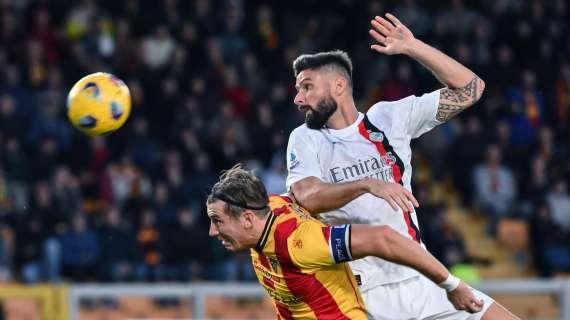 Il VAR salva Abisso, il Milan non si salva da sé stesso: 2 punti buttati a Lecce