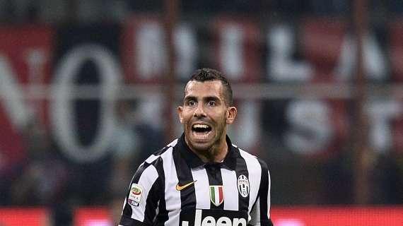 Juventus, Tevez a Sky: "Ci aspettavamo una partita così"