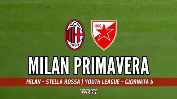 LIVE MN - Youth League, Milan-Stella Rossa (1-3): brutto ko, Primavera eliminata 