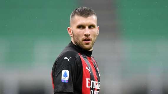 Gazzetta - Milan, Rebic supera Leao a sinistra