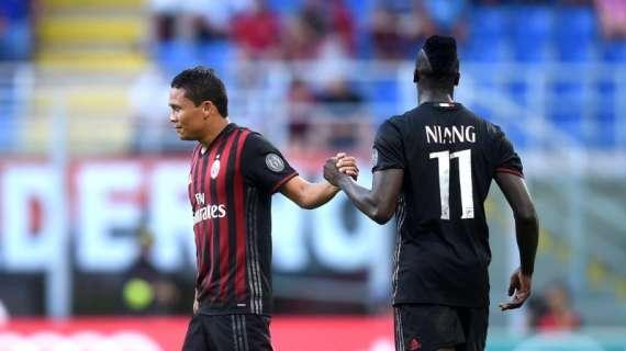 La doppia missione di Montella: recuperare Bacca e Niang