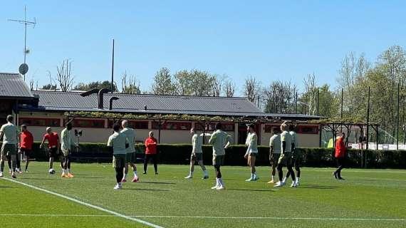 VIDEO MN - Milanello, verso il Napoli: il torello dei rossoneri 