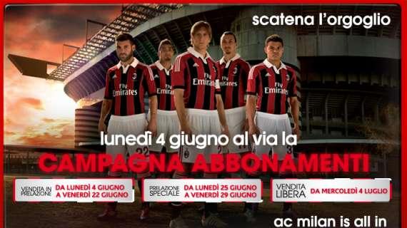 Campagna abbonamenti 2012-13: tutte le info sulle date