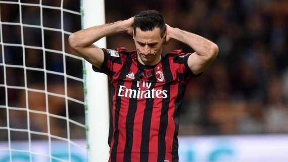 AC MILAN COMUNICATO UFFICIALE: lesione alla regione adduttoria sinistra per Kalinic, il giocatore ha già iniziato le cure