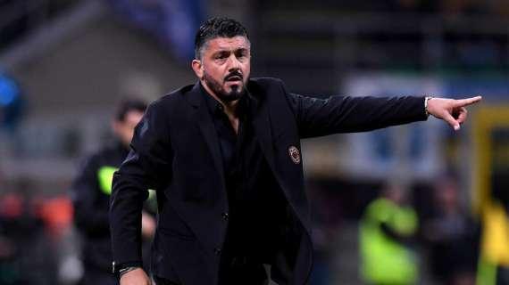 Gattuso a Sky: "Grande ripresa, è un buon segnale. Con la Juve ce la giochiamo. Infortuni? Domani faremo la conta"