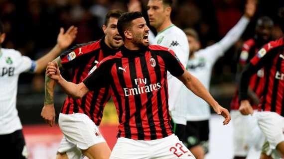 TMW - Milan-Sassuolo 1-0. Basta un'autorete, Inter superata: rossoneri sul podio