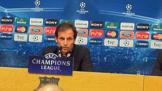LIVE MN - Allegri: "Siamo pronti, limitiamo gli errori ma serve una mentalità offensiva". Ibra: "Resto altri 2 anni. Guardiola? Il passato è passato"
