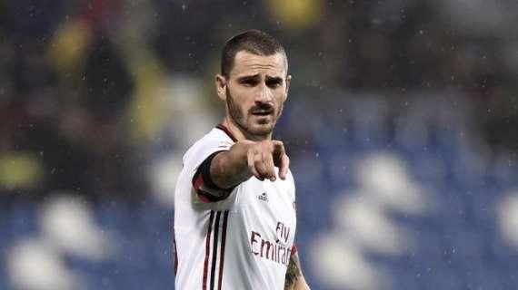 Voci sull'addio di Bonucci, il commento del Milan: “Leonardo crede totalmente nel progetto rossonero”
