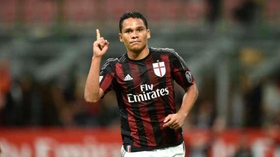 Bacca: “Voglio aiutare il Milan a raggiungere gli obiettivi prefissati. Mihajlovic è molto esigente, Balotelli sta dando il suo contributo”