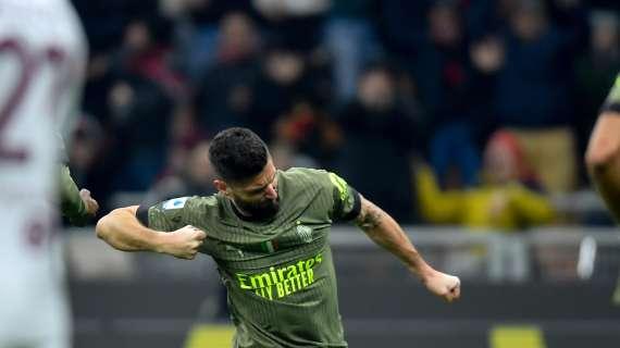 Giroud a Prime: "In Champions volevamo fare un bel percorso, stasera abbiamo avuto le occasioni più concrete"