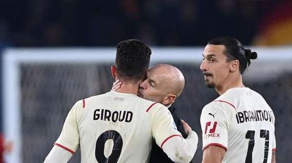 Giroud su Pioli: "Trasmette forza positiva, tatticamente è molto bravo"