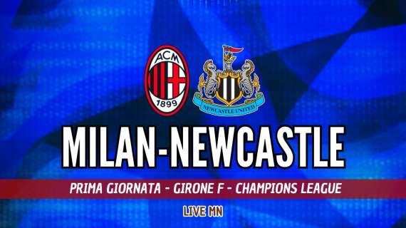 LIVE MN - Milan-Newcastle (0-0): pareggio che lascia l'amaro in bocca, troppe palle gol sprecate