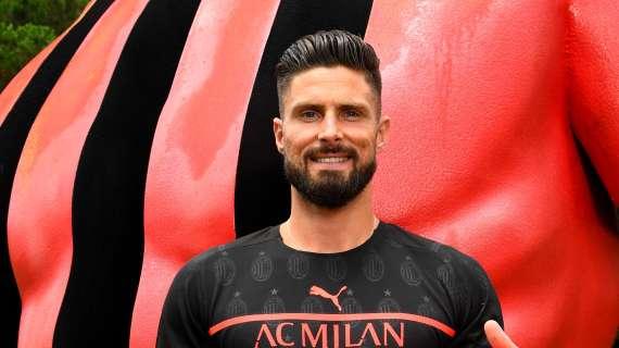 Giroud: "Giocare per il Milan è un privilegio e un onore. Era la mia squadra preferita da giovane"