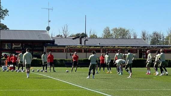 PHOTOGALLERY MN - Milanello, le immagini della rifinitura pre-Napoli dei rossoneri