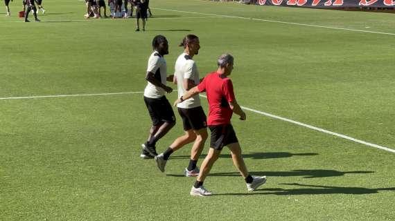 VIDEO MN - Ibra e Kessie acclamati. I tifosi al centrocampista: "Rinnova"