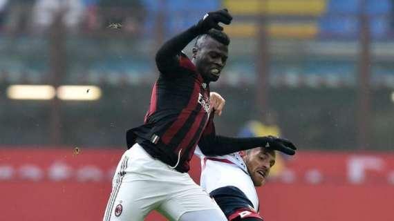 AC MILAN COMUNICATO UFFICIALE: Niang operato in Olanda, previsto un controllo clinico tra 5 settimane